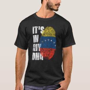 T-shirt C'est dans mon Adna Venezuela Drapeau Vénézuélien