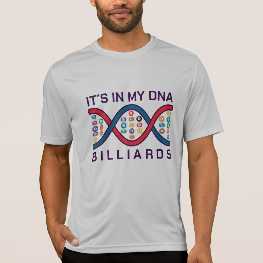 T-shirt C'est dans mon billard ADN (Devant)
