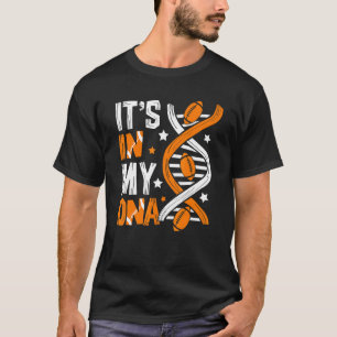 T-shirt C'est dans mon Dna Football Sport Players Fans Tea