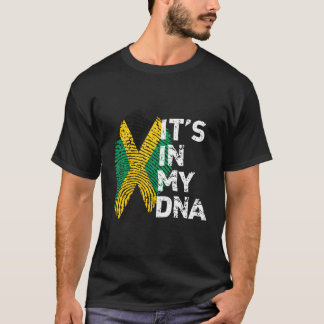 T-shirt C'Est Dans Mon Dna Jamaica Flag Pride