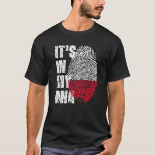 T-shirt C'est dans mon Dna Malte Drapeau Maltais