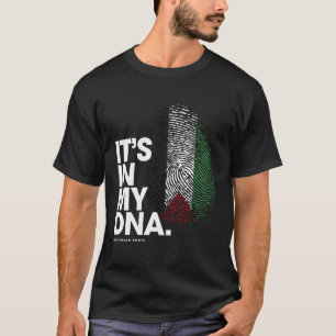 T-shirt C'Est Dans Mon Dna Palestine Drapeau Racines Pales