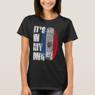 T-shirt C'est dans mon Dna Paraguay Drapeau Paraguayen