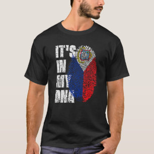 T-shirt C'est dans mon Dna Sint Maarten Drapeau St Maarten