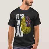 T-shirt C'EST DANS MON Drapeau ADN Niue (Devant)