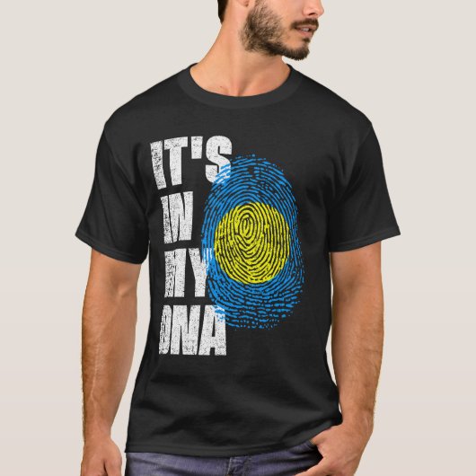 T-shirt C'EST DANS MON Drapeau ADN Palau (Devant)