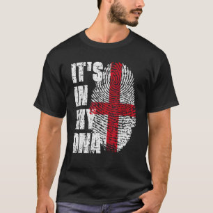 T-shirt C'est dans mon Drapeau anglais Dna England