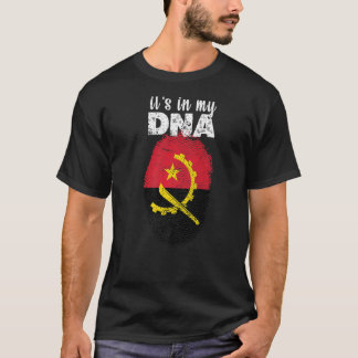 T-shirt C'est dans mon Drapeau Angolais Fier Angola il y a