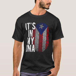T-shirt C'est dans mon Drapeau Da Porto Rico Boricua Puert