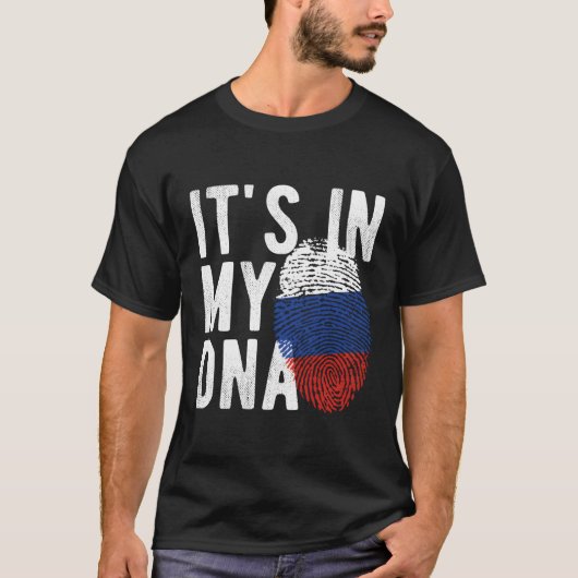 T-shirt C'Est Dans Mon Drapeau Drapeau Da Russie Drapeau E (Devant)