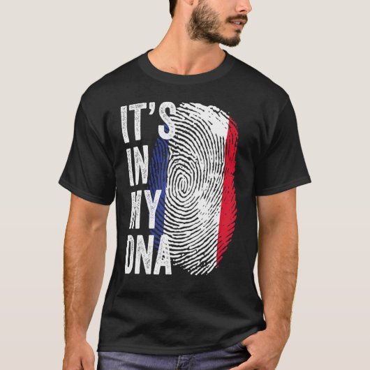 T-shirt C'est dans mon Drapeau Français France Soccer Team (Devant)