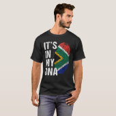 T-shirt C'est dans My DNA south african Pride Afrique du S (Devant entier)