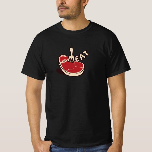 T-shirt c'est de la viande (Devant)