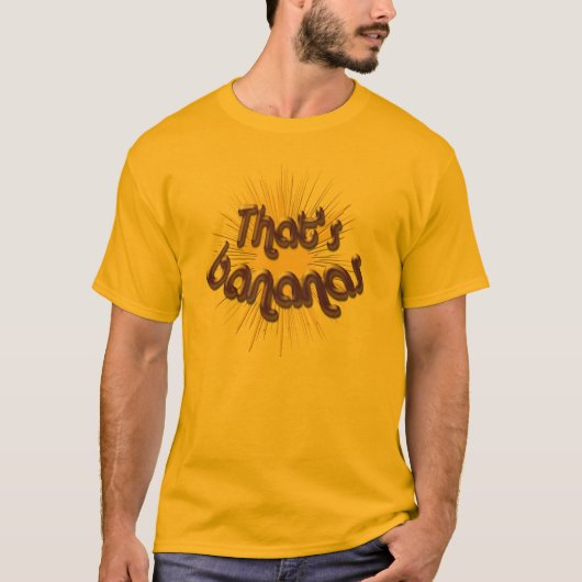 T-shirt C'est des bananes (Devant)