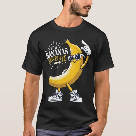 T-SHIRT C'EST DES BANANES À ÉCHELLE (Devant)