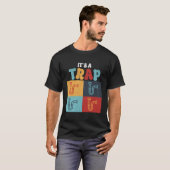 T-shirt C'Est Drôle, C'Est Un Piège De Plomber Pop Art Con (Devant entier)