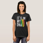 T-shirt C'est drôle dans mon ADN Mali drapeau Empreinte di (Devant entier)