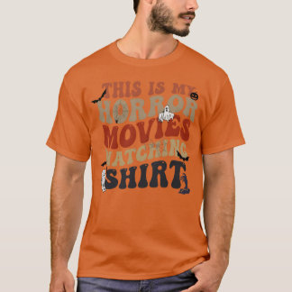T-shirt C'est drôle mes films d'horreur