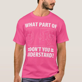T-shirt C'Est Drôle Que De Comprendre Le Basket-Ball