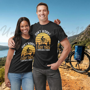 T-shirt C'Est Drôle Que J'Ai Vu Un Vélo Vidéo Mountain