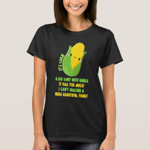 T-shirt C'est du maïs une grosse bosse avec des boutons il