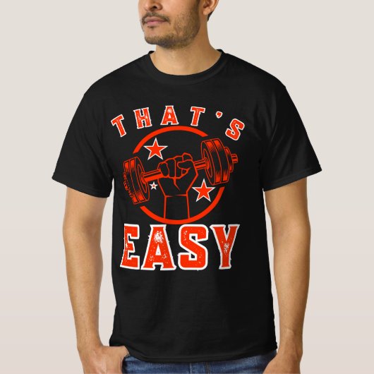 T-shirt C'est Easy Gym (Devant)