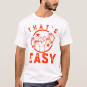 T-shirt C'est Easy Gym (Devant)
