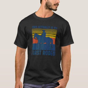 T-shirt C'est en fait mon premier rodéo vintage à cheval
