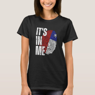 T-shirt C'est En Moi Empreinte De Drapeau Du Chili Patrimo