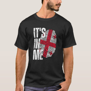 T-shirt C'est en moi Géorgie Drapeau Drapeau Drapeau Drape