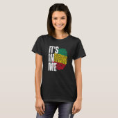 T-shirt C'est en moi Guinée Drapeau Drapeau Drapeau Drapea (Devant entier)