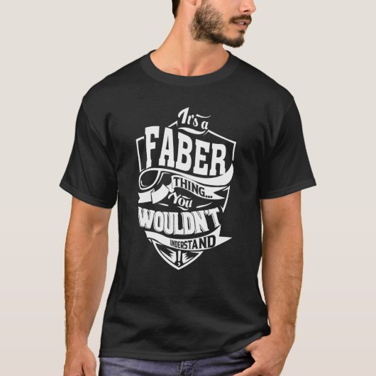 T-shirt C'est FABER Thing (Devant)