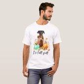 T-shirt C'est Fall Y'all - Grands Amoureux de les chiens D (Devant entier)