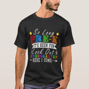T-shirt C'est fini, diplômé de maternelle, au jardin d'enf