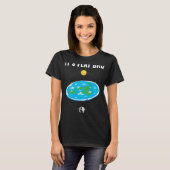 T-shirt C'est Flat Bro Flat Earth Map Conspiration 1 (Devant entier)