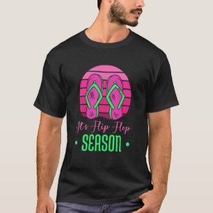 T-shirt C'est Flip Flop Saison Vacances d'été