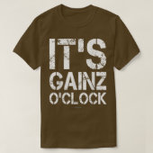 T-shirt C'est Gainz O'clock Ses gains Oclock Drôle Exercic (Design devant)