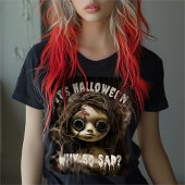 T-shirt C'est Halloween pourquoi cette triste poupée hanté