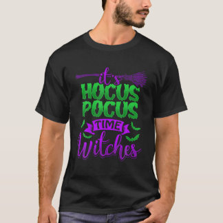 T-shirt C'EST HOCUS POCUS TIME WITCHES Drôle Scary Hallowe