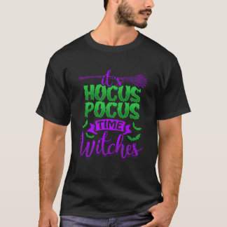 T-shirt C'EST HOCUS POCUS TIME WITCHES Drôle Scary Hallowe