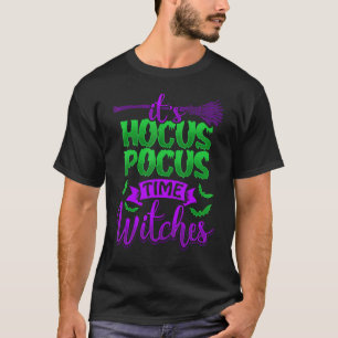 T-shirt C'EST HOCUS POCUS TIME WITCHES Effrayant Halloween