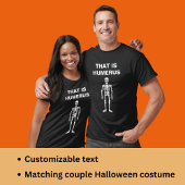 T-shirt C'Est Humerus Funny Halloween Skeleton Bone Pun