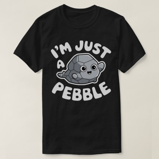 T-shirt C'est juste un monde de galets de Dandy (Design devant)