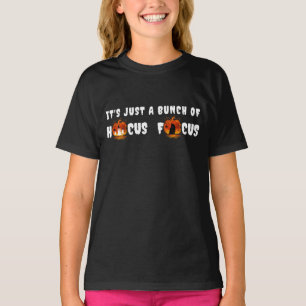 T-shirt C'est juste un tas de Hocus Pocus citrouille Hallo