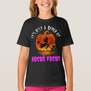 T-shirt C'est juste un tas de Hocus Pocus citrouille Hallo