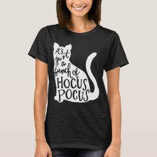 T-shirt C'est juste une bande de Hocus Pocus Cat Halloween