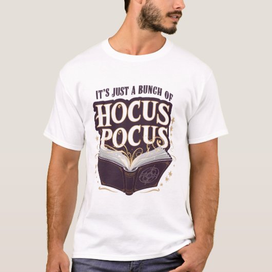 T-shirt C'est juste une bande de Hocus Pocus Halloween Wit (Devant)