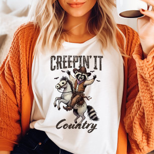 T-shirt C'est la campagne qui s'infiltre Vieux raton d'Hal