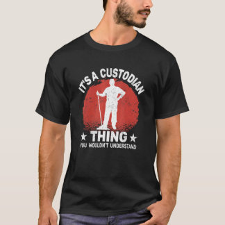 T-shirt C'est la chose gardienne pour Custodi de l'école J