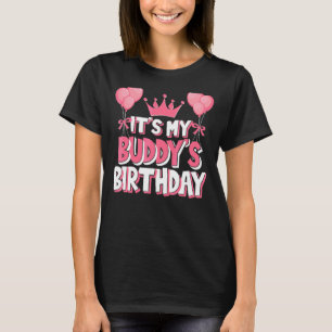 T-shirt C'est la fête d'anniversaire de My Buddy